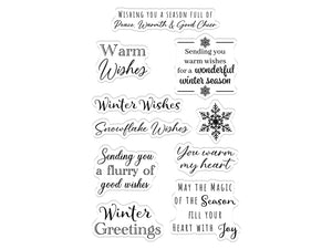 Christmas & Winter Sentiment Stamp Set
