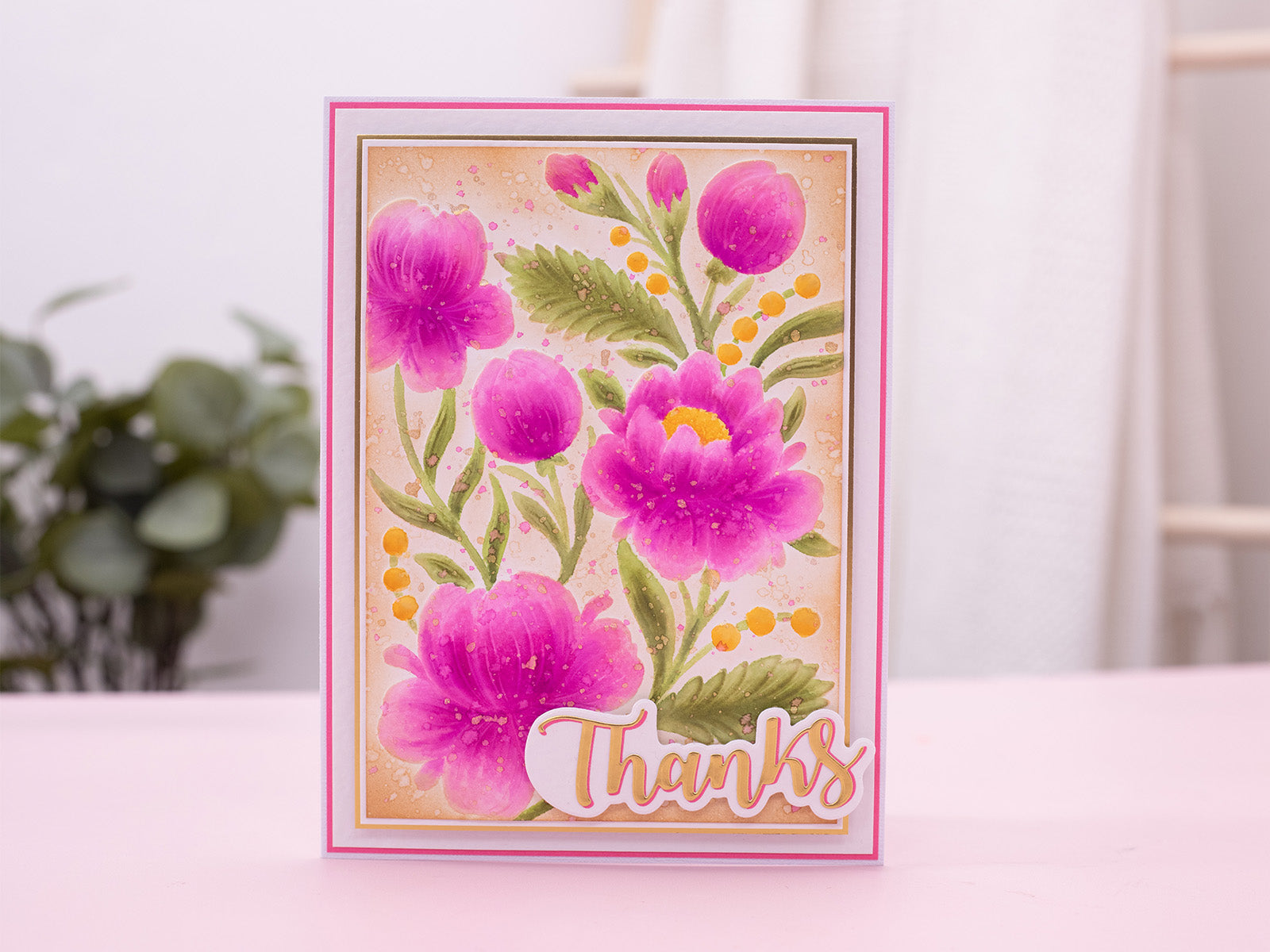 Blooming Peonies 3D Embossing Folder 5.5" x 5.5"