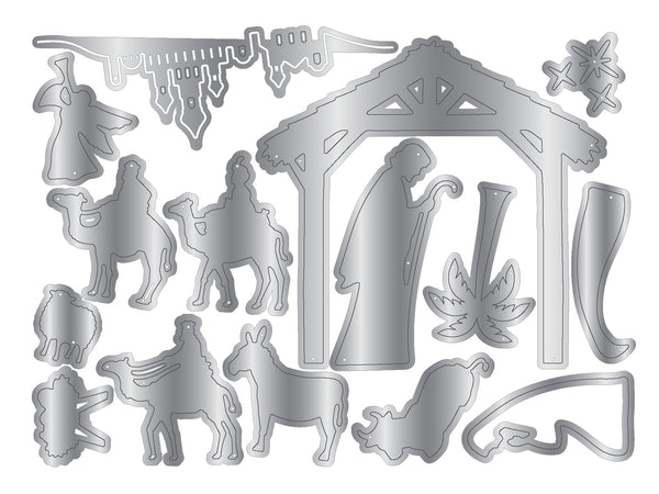 Nativity Scene Metal Die Set