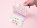 Life is Sweet - Pastel Pearlescent Vintage Ice Cream Paper Pad 6