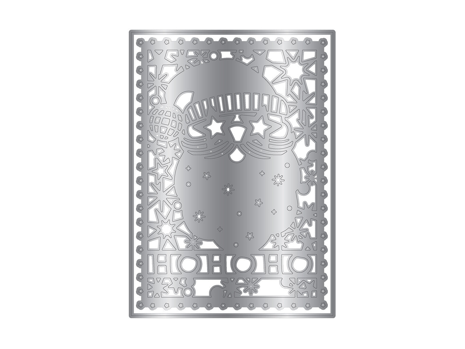Disco Santa Create-a-Card Metal Die Set