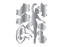 Floral Ballerina Stamp & Metal Die Set
