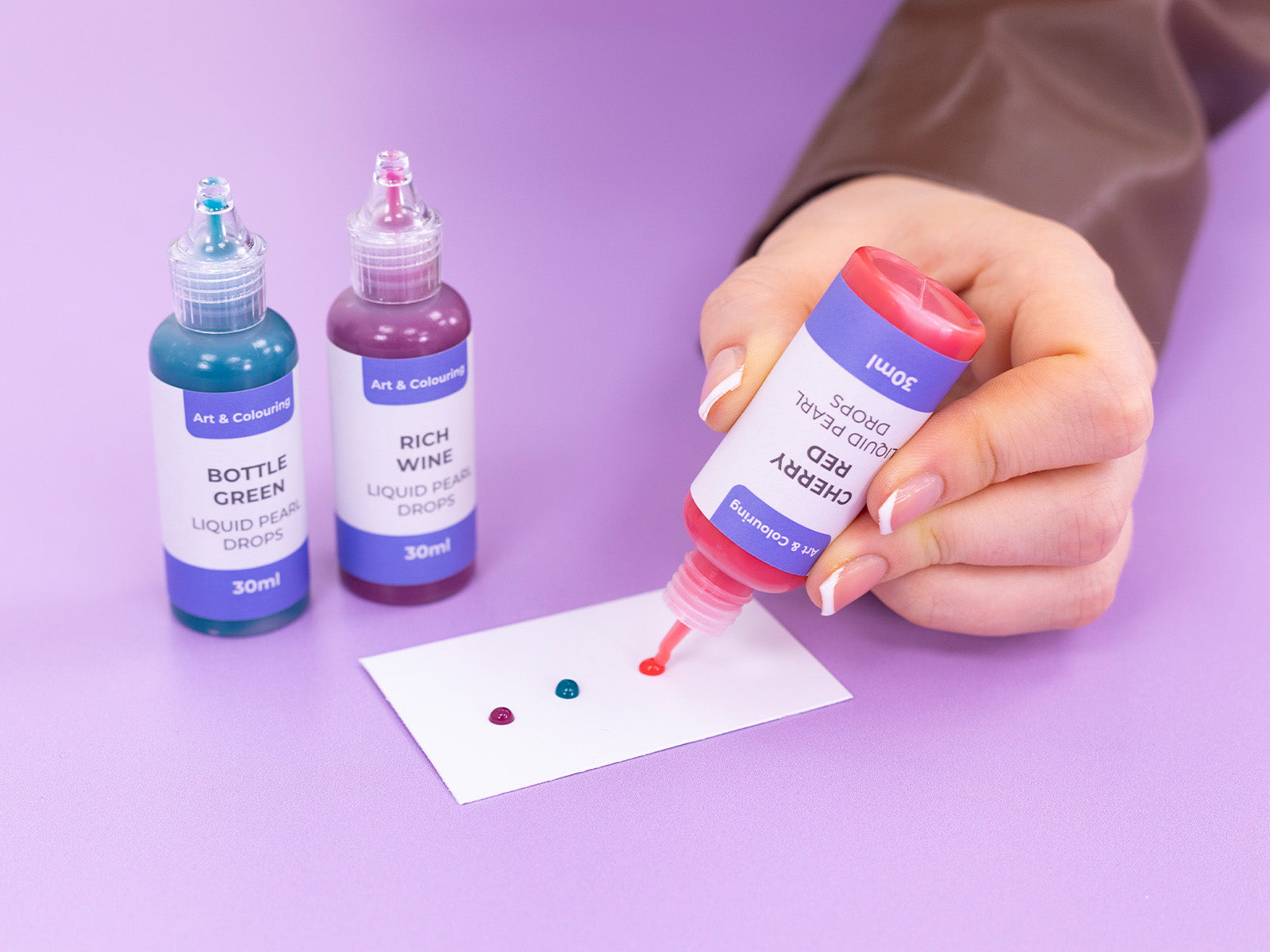 Crafter's Companion Pearl Drops Jewel Tones 3 Pack