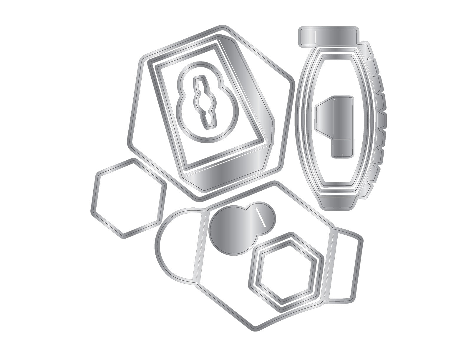3D Gumball Machine Metal Die Set
