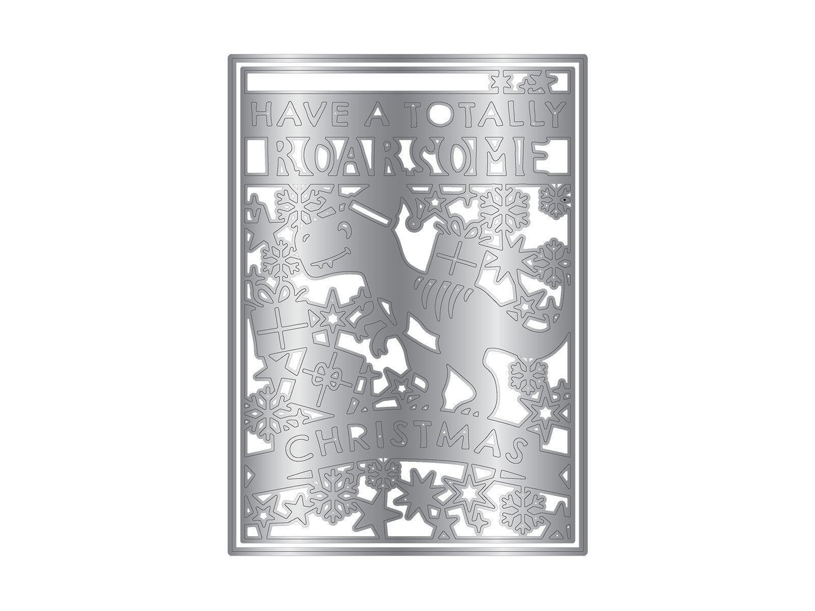 Christmas Dinosaur Create-a-Card Metal Die Set