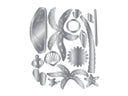 Retro Vacay - Beach Scene Metal Die Set