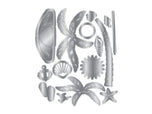 Retro Vacay - Beach Scene Metal Die Set