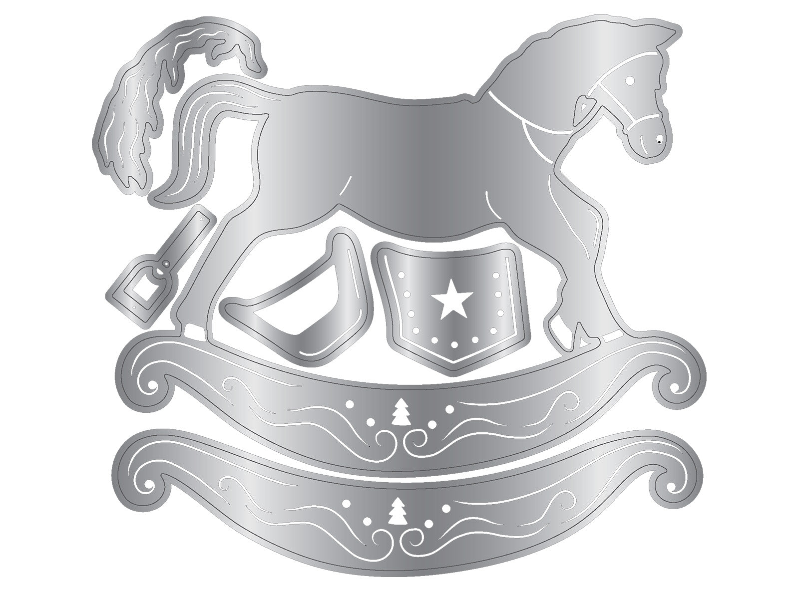 Rocking Horse Metal Die Set