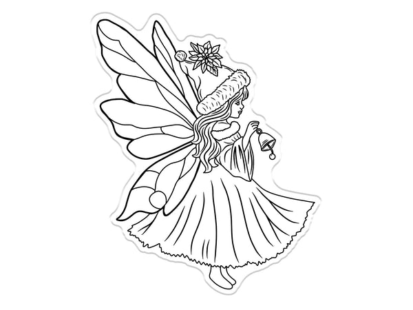 Snow Fairy Stamp & Metal Die Set