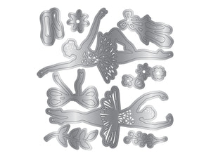 Posing Ballerina Metal Die Set