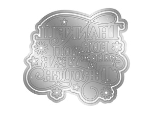 Thankful for You Sentiment Metal Die Set