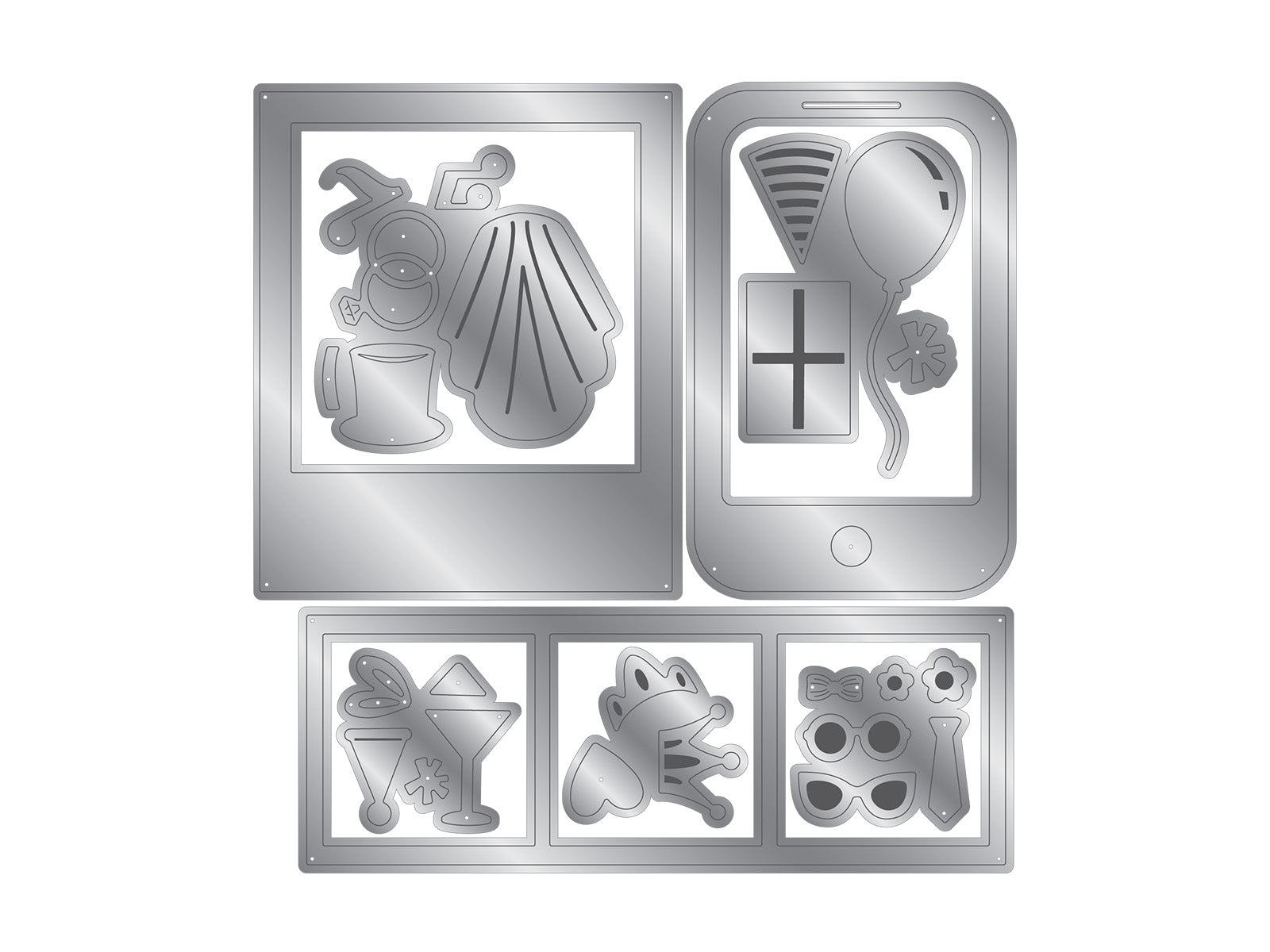 Party Animal Stamp & Metal Die Set