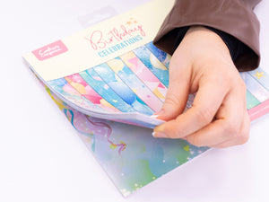 Crafter's Companion Birthday Celebrations - 8"x8" Paper Pad