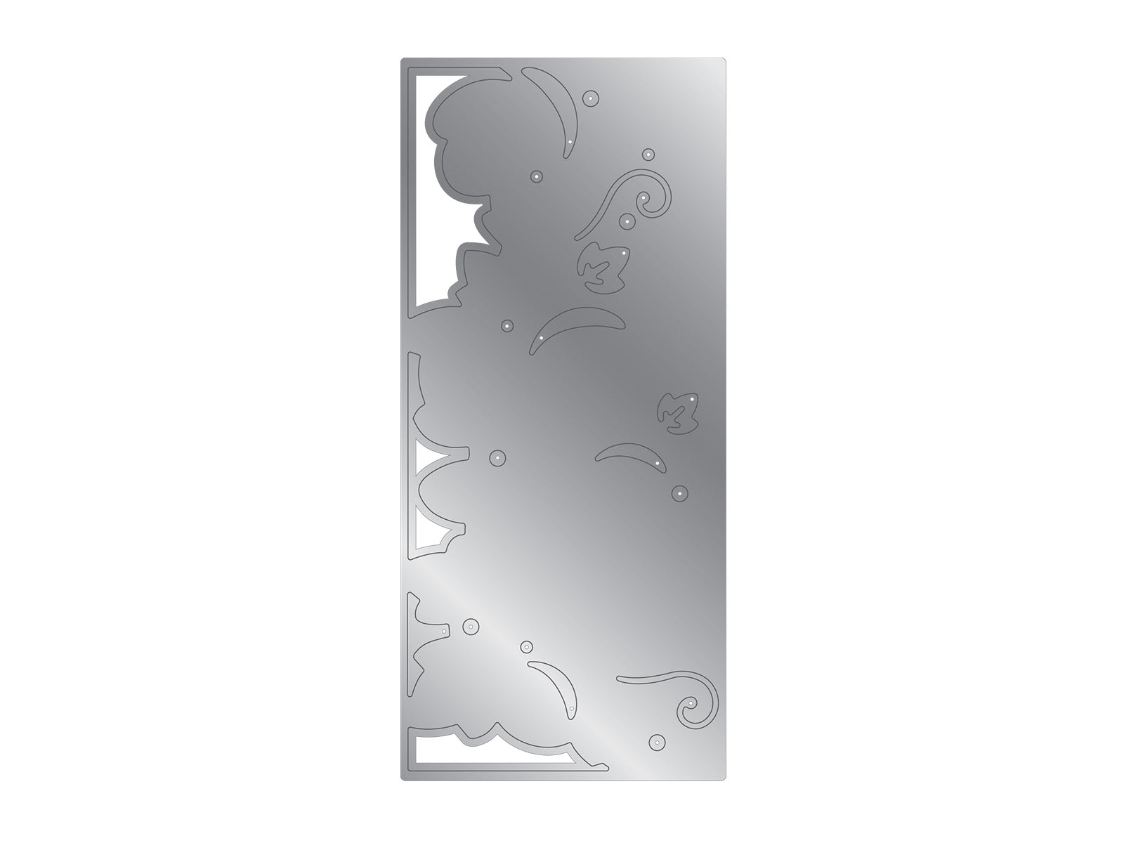 Florals & Swirls Metal Die & Foil Rub Ons