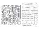 Personalisable Christmas Characters Stamp & Die Set