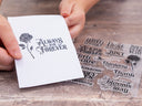 Sara Signature Thorn & Bloom Clear Acrylic Stamp Set - Sending Blooms