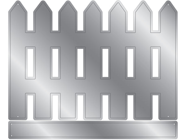 Nature's Garden Summer Garden - Picket Fence Metal Die Set
