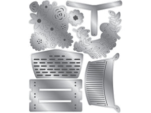 Nature's Garden Summer Garden - Floral Basket Metal Die Set