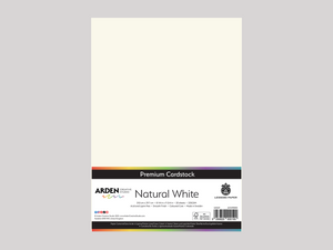 Arden Creative Studio Premium Cardstock Natural White A4 - 20 Pack