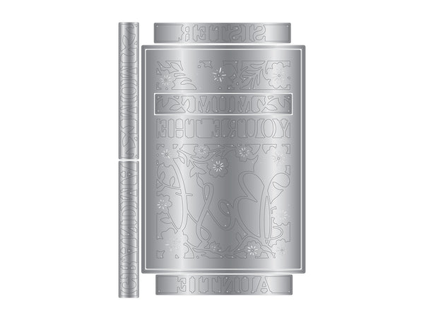 You're the Best Interchangeable Sentiment Create-a-Card Metal Die Set