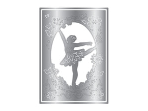 Dancing Ballerina Create-a-Card Metal Die