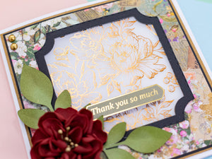 Crafter's Companion 8"x8" Vellum Pad - Heirloom Patterns