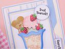 Life is Sweet - Ice Cream Sundae Metal Die Set