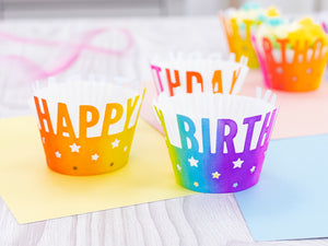 Crafter's Companion Birthday Celebrations Metal Dies - Cupcake Wrapper