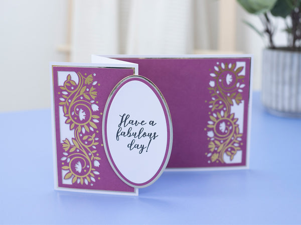 Foliage & Swirls Metal Die & Foil Rub Ons