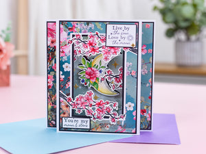 Natures Garden Lunar Blooms Stamp & Die - Cherry Blossom