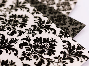 Flocked Damask Paper Pad - 12" x 12"