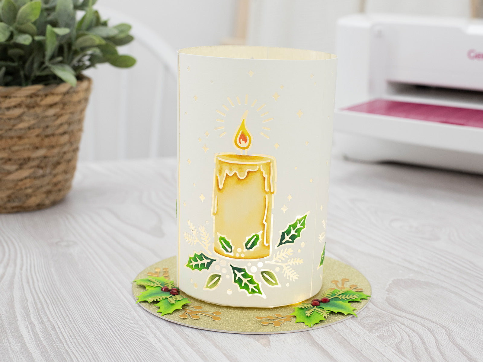 Christmas Candle Metal Die Set