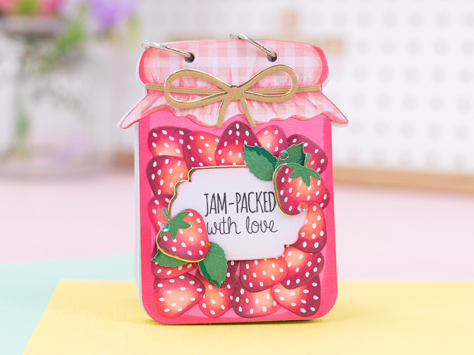 Jam Jar Shaped Stamp & Metal Die Set