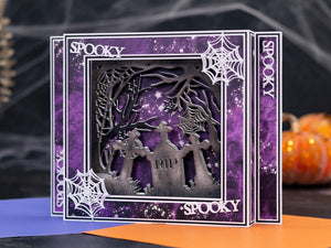 Crafter's Companion Create-a-Card Die Set Spooky Graveyard