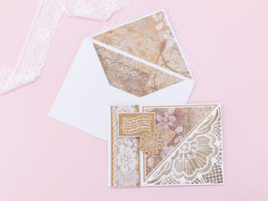 Sara Signature Antique Lace - 12" x 12" Paper Pad