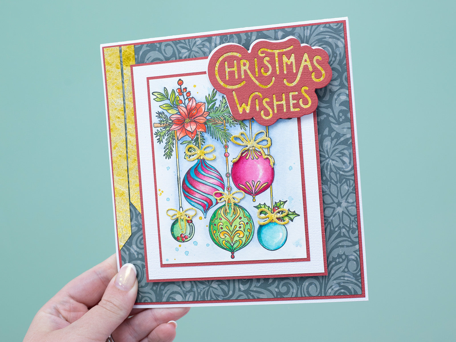 Christmas Baubles Branch Stamp Set
