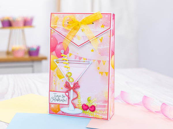 Crafter's Companion Birthday Celebrations Metal Dies - Martini Glass