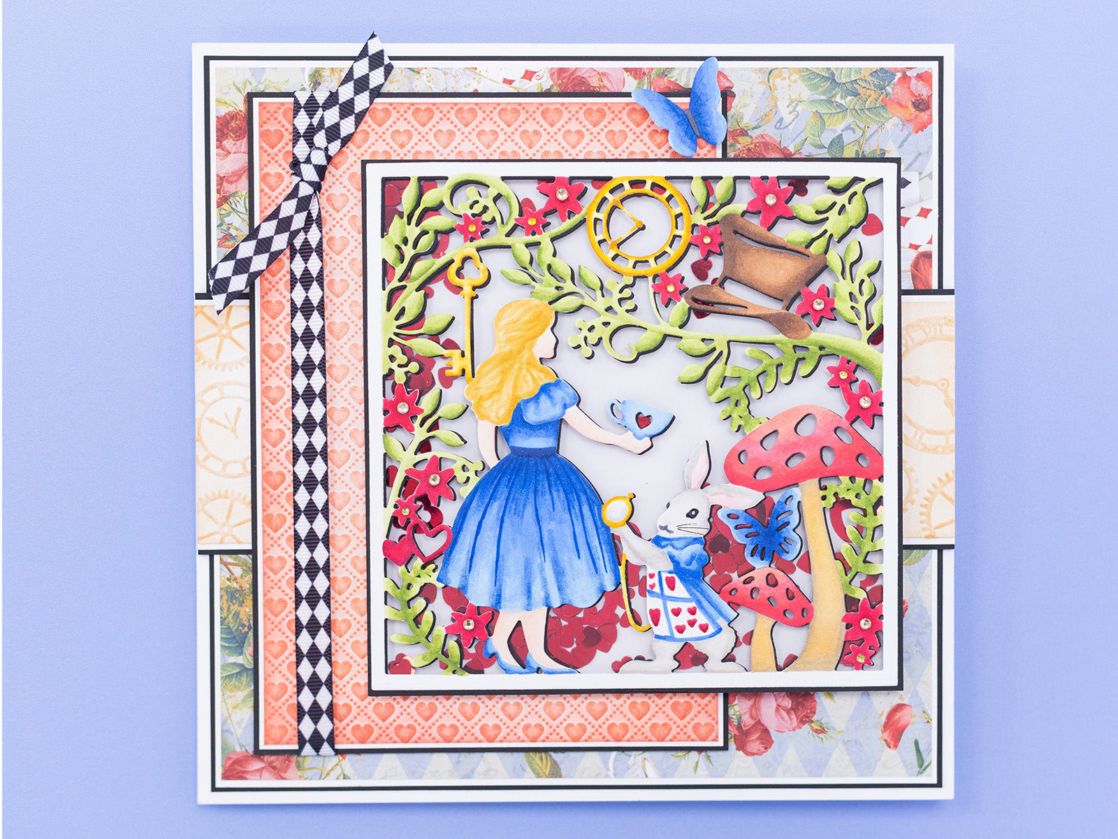 Tales of Wonderland - Hearts 2D Embossing Folder 5" x 7"