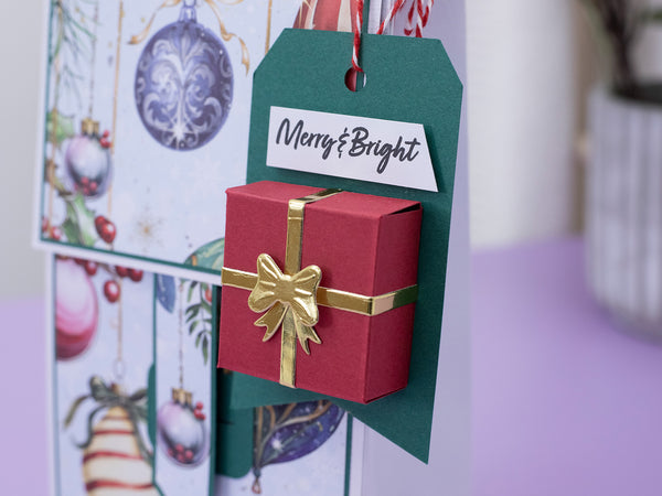 Christmas Tags Stamp, Stencil & Metal Die Set