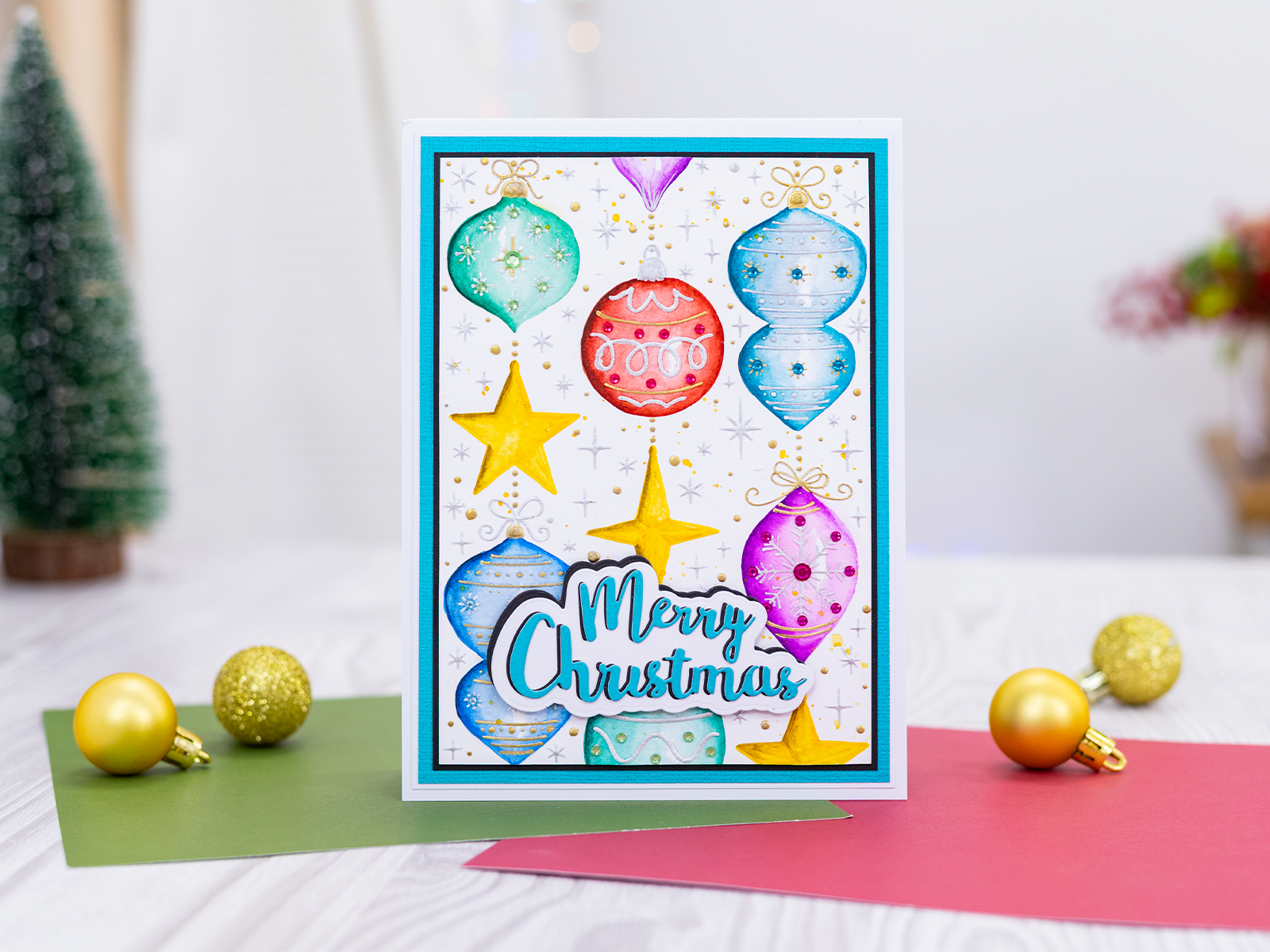 Crafter's Companion 3D Embossing Folder 5"x7" - Dazzling Baubles