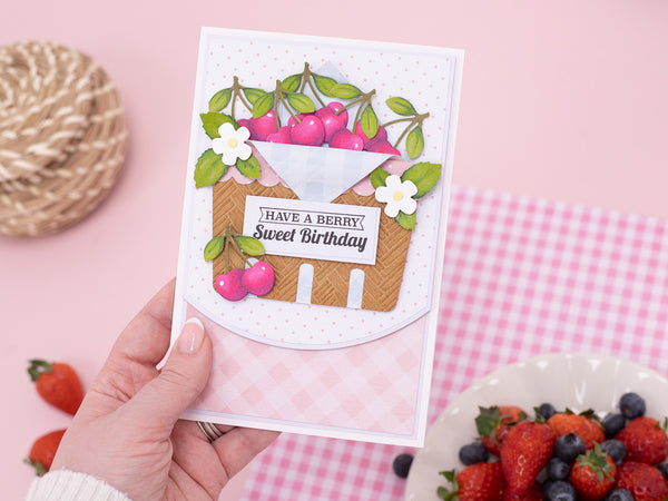 Berry Bliss - Berry Basket Stencil & Metal Die Set