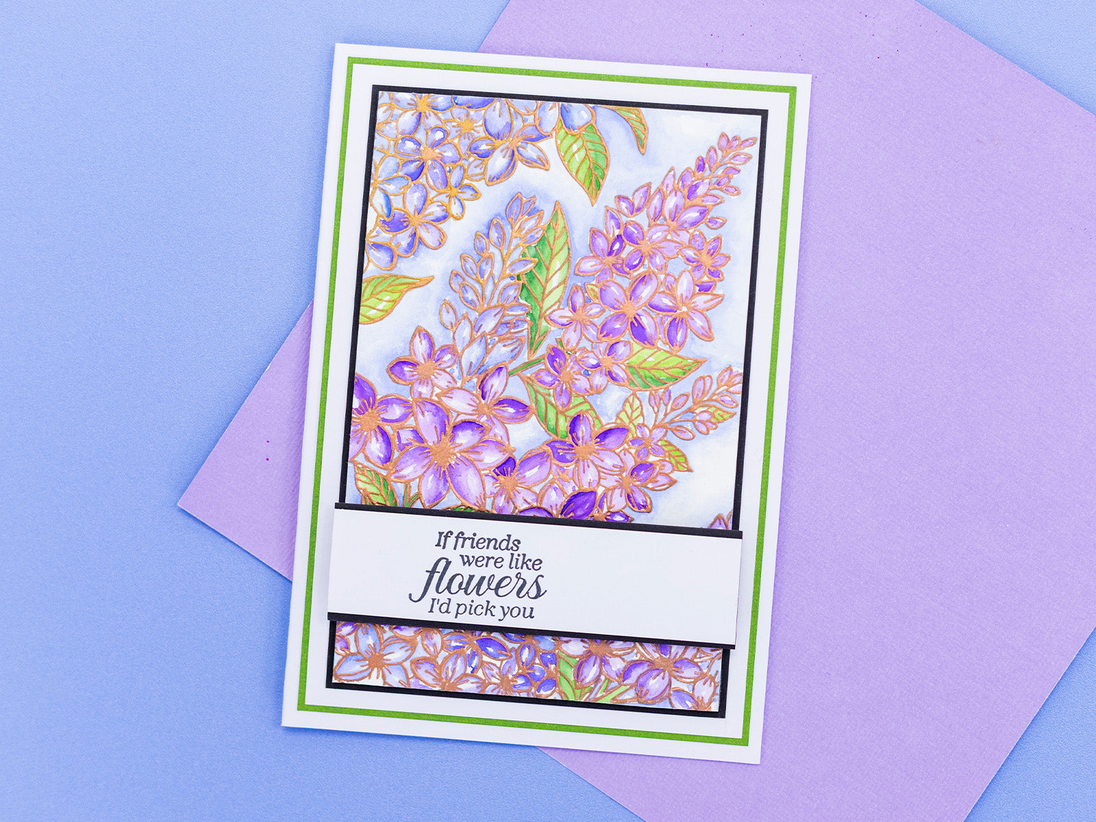 Sara Signature The Gilded Age 6" x 4" 2D Embossing Folder - Lilac