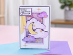 Natures Garden Lunar Blooms Clear Acrylic Stamp - Moonlit Messages