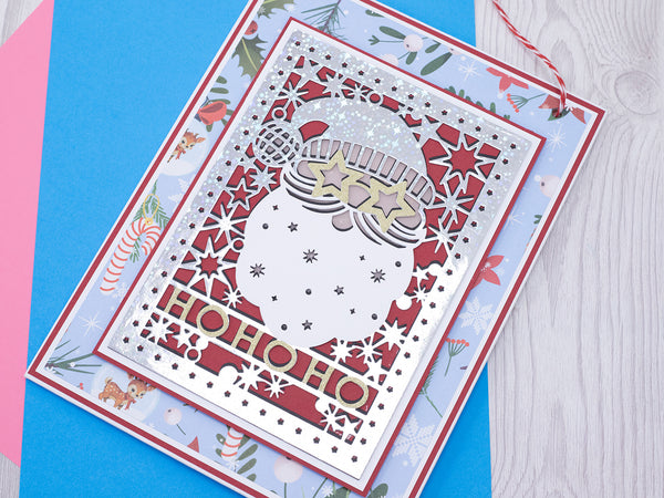 Disco Santa Create-a-Card Metal Die Set