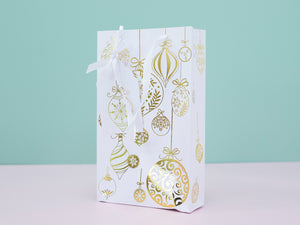 Gold Christmas Bauble Foil Rub Ons