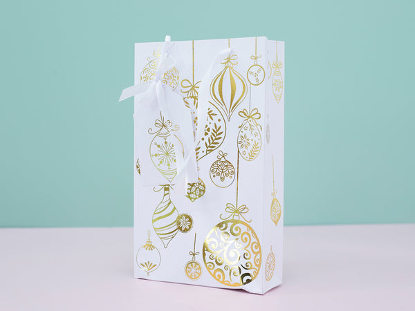 Gold Christmas Bauble Foil Rub Ons