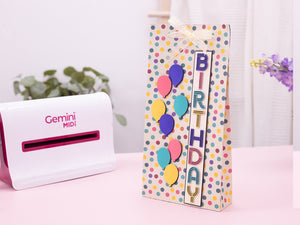 Retro Rainbow Paper Pad 12" x 12"