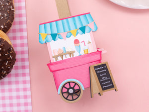 Life is Sweet - Ice Cream Cart Stamp & Metal Die Set