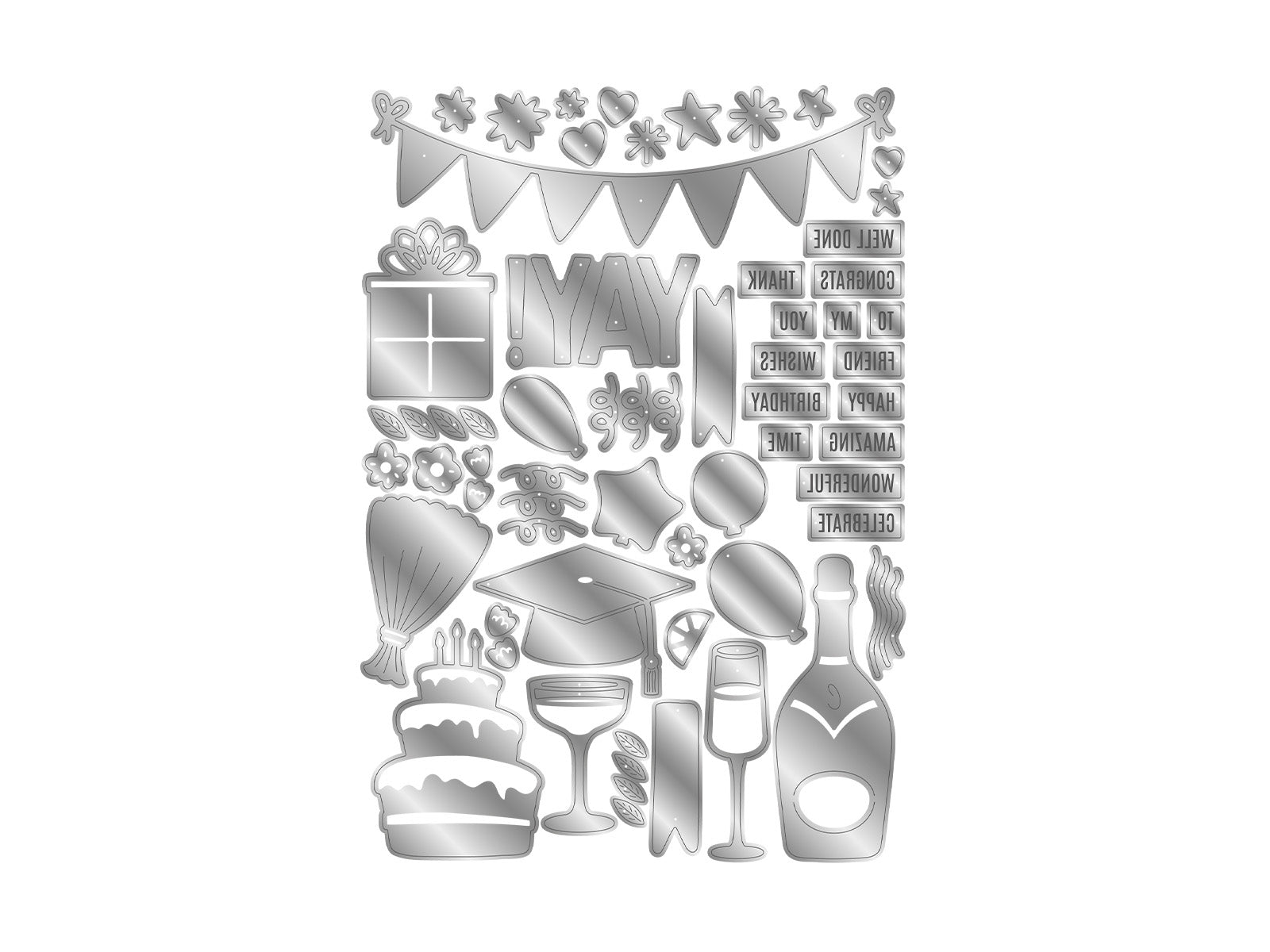 Celebration Mini Metal Die Set