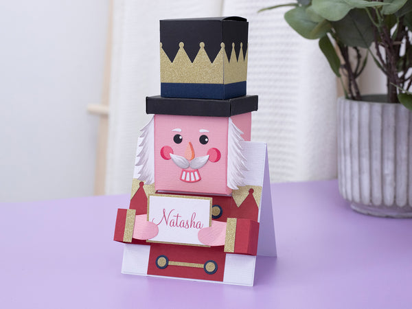3D Nutcracker Advent Calendar Stencil & Metal Die Set